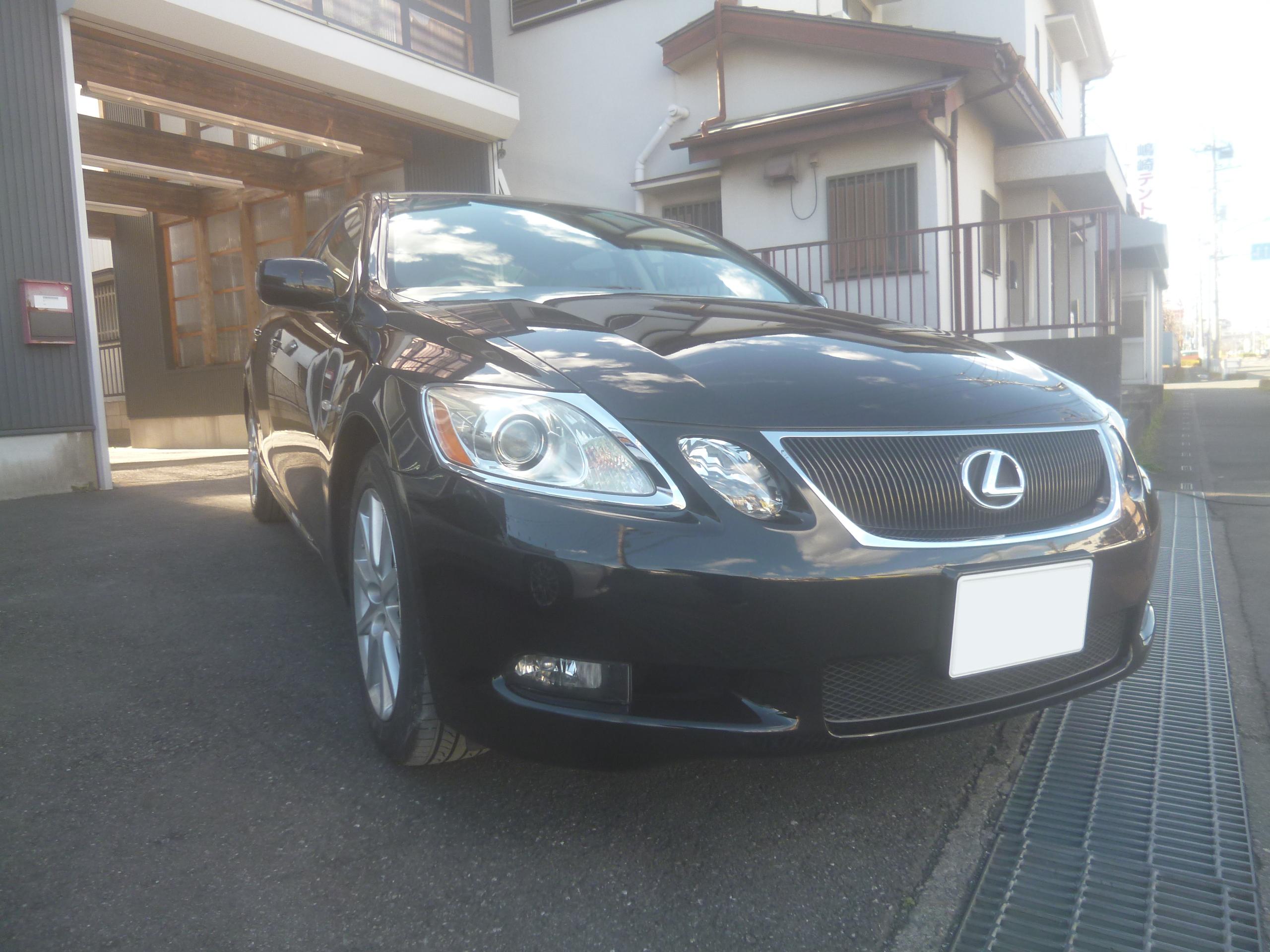 レクサス ｇｓ３５０ オールペン オールペイント 全塗装 ベンツ オブシディアンブラック 完成編 埼玉県川口市の板金塗装 オールペンならワイズオートデザイン